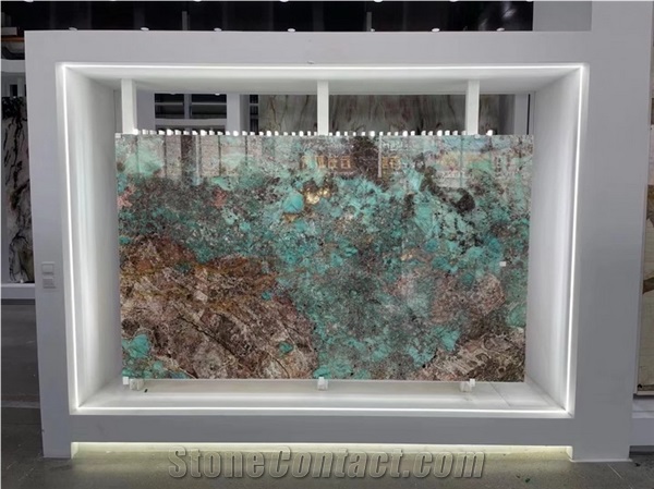 Amazon Green Quartzite, Turquazonite Quartzite Slabs