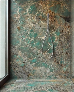 Amazon Green Quartzite, Turquazonite Quartzite Slabs