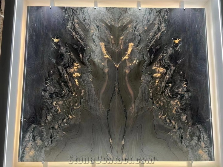 Backlit Nuvola Quartzite Slabs,Book Match Quartzite Slabs