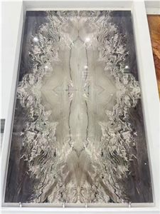 Backlit Nuvola Quartzite Slabs,Book Match Quartzite Slabs