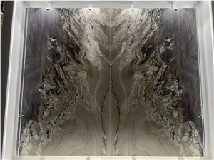 Backlit Nuvola Quartzite Slabs,Book Match Quartzite Slabs