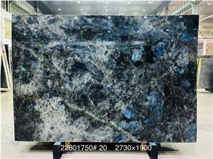 Blue Emerald Granite Slabs