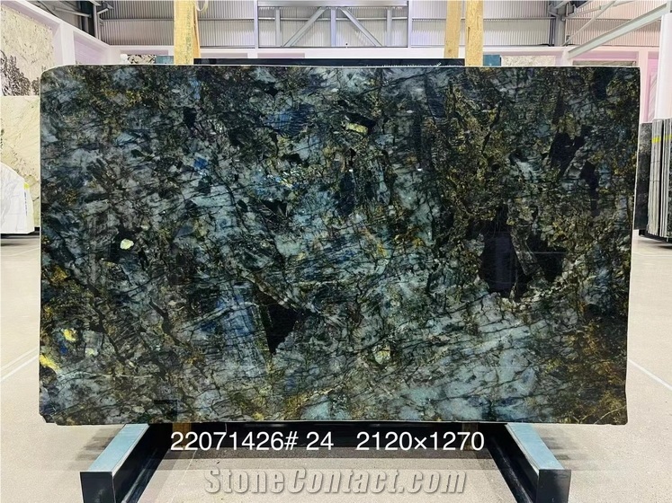 Blue Emerald Granite Slabs