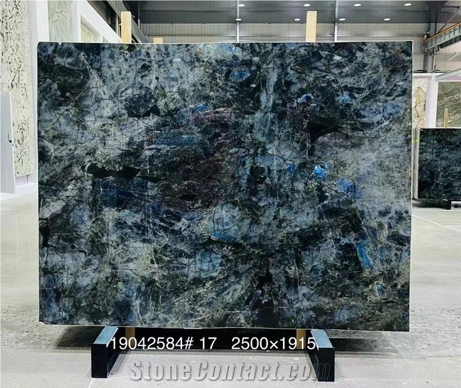 Blue Emerald Granite Slabs