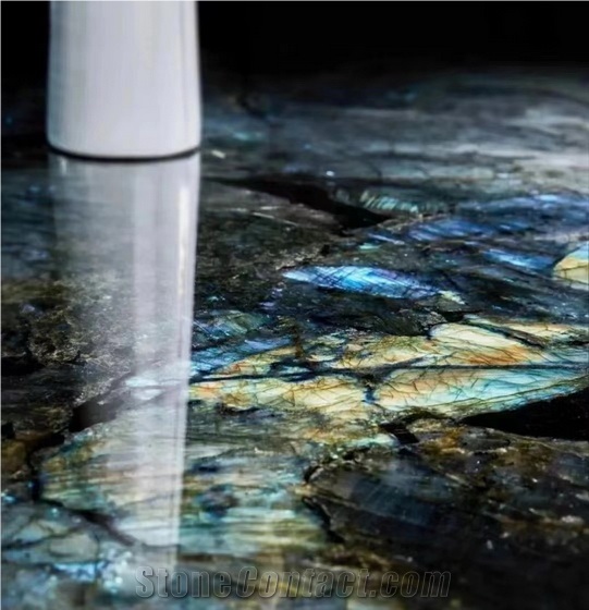Blue Emerald Granite Slabs