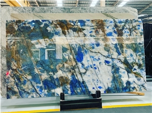 Cristallo Blue Quartzite, Azul Cristallo Brazil Quartzite