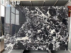 Curve Noir Francaise Marble Panels For Hollow Column Application