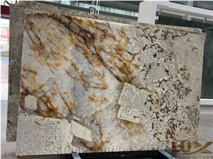 Golden Crystal Patagonia Granite,New Feldquartz Granite Slab