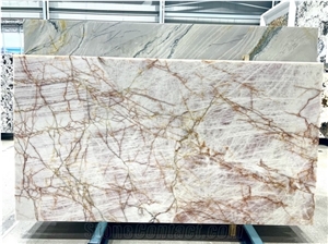 Julliet Cristallo Pink Cristallo Champagne Quartzite Slabs