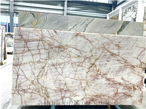 Julliet Cristallo Pink Cristallo Champagne Quartzite Slabs