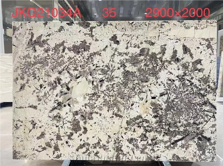 New Golden Silver Granite, Aran Cream Backlit Granite Slabs