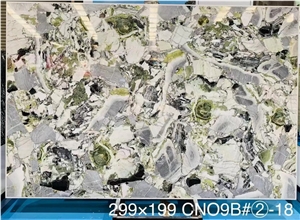 White Beauty Marble Cold Ice Jade Green Stone Flower Vases