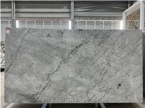 White Fantasy 2CM Slab,Brazilian Arabescato Quartzite