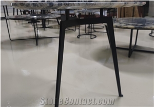 Exotic Da Vinci Marble Triangle Coffee Table