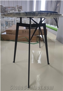 Exotic Da Vinci Marble Triangle Coffee Table