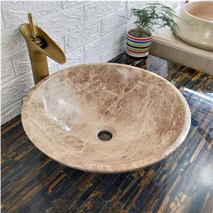 Marble Bowl Basin Sinks