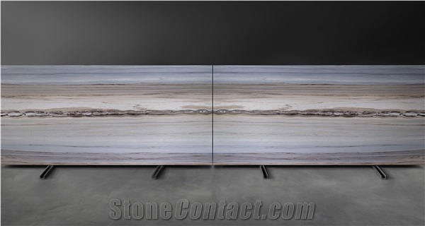 Palissandro Blue Nuvolato Marble Block