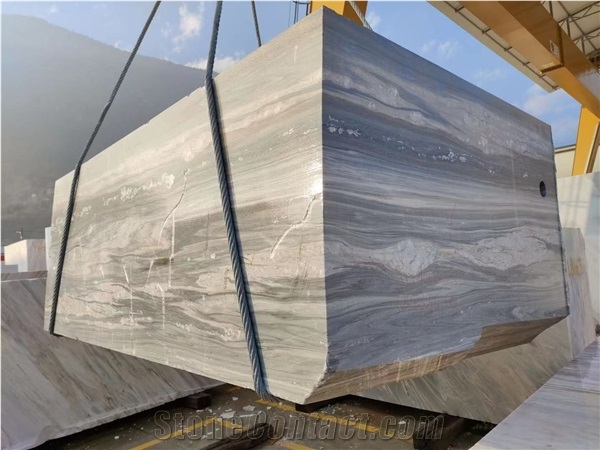 Palissandro Blue Nuvolato Marble Blocks