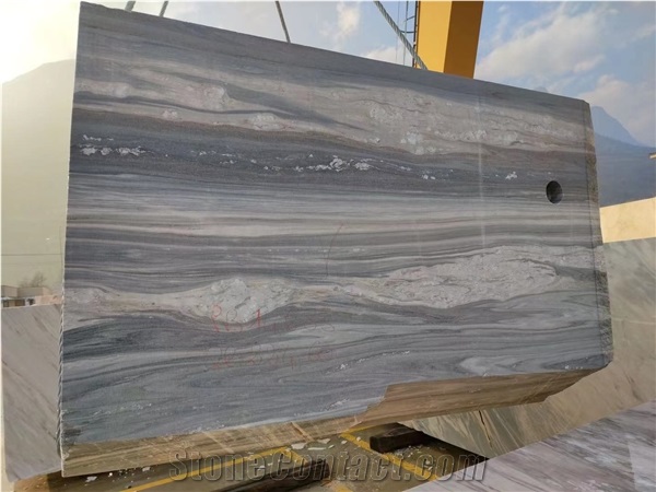 Palissandro Blue Nuvolato Marble Blocks
