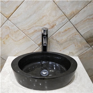 Round Shaped Marble Sink Basin