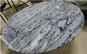 White Marble Round Coffee Table