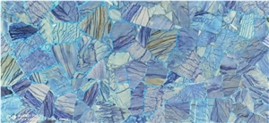 BLUE QUARTZ SLAB,SEMIPRECIOUS STONE