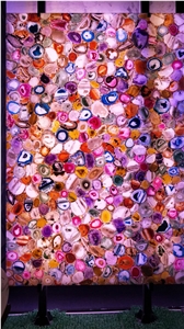 Colorful Agate Slab,Semi-Precious Stone
