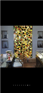 Colorful Agate Slab,Semi-Precious Stone