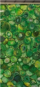 GREEN AGATE SLAB,SEMIPRECIOUS STONE
