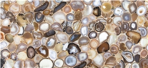 Grey Agate Semiprecious Stone Slabs
