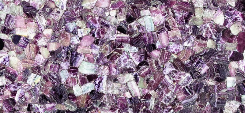 Purple Quartz Semi-Precious Stone
