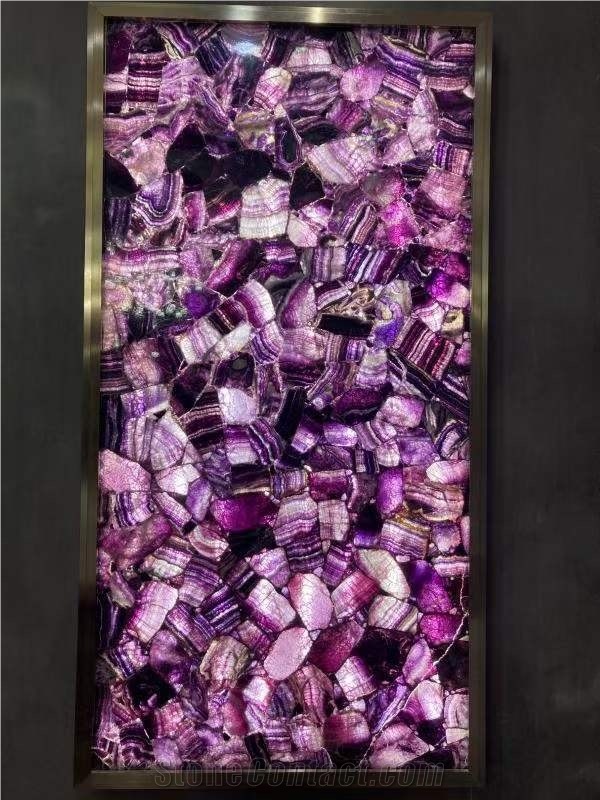 Purple Quartz Semi-Precious Stone