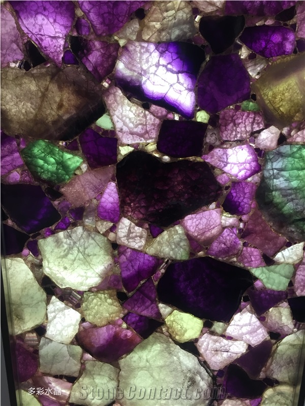 Purple Quartz Semi-Precious Stone