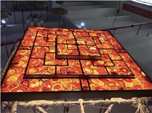 RED AGATE SLABS ,SEMIPRECIOUS STONE