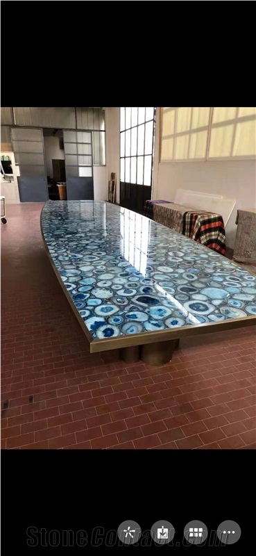 Semiprecious Stone Commercial Bar Tops And Ceilings