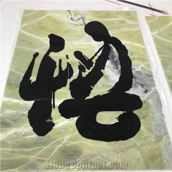 Semiprecious Stone Finished Painting