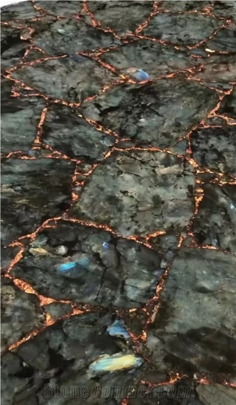 Sparkling Stone, Play Of Fire,Semiprecious Stone Table Tops