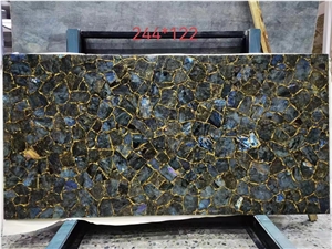 Sparkling Stone, Play Of Fire,Semiprecious Stone Table Tops