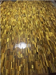 Yellow Tiger Eye Semi-Precious Stone-China