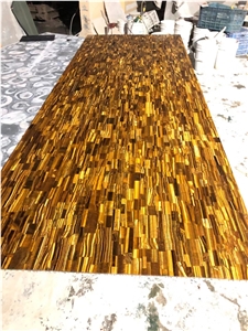 Yellow Tiger Eye Semi-Precious Stone-China