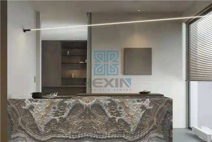 Bubble Onyx Luxury Bar/Reception Countertops