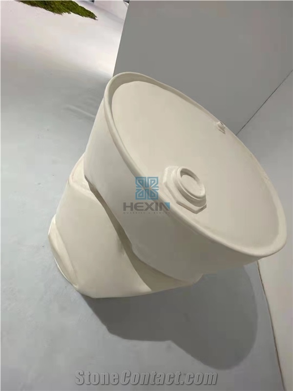 White Limestone Column, Column Tops