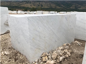 Bianco Heraclea Marble Blocks