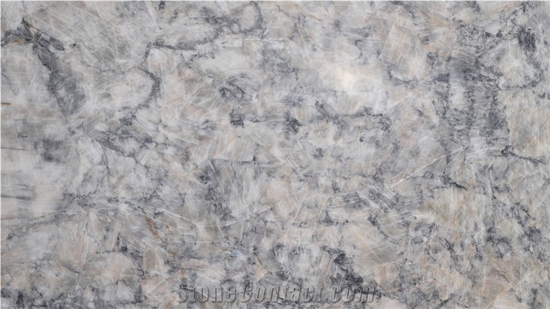 Ivory Crystal Quartzite Slabs