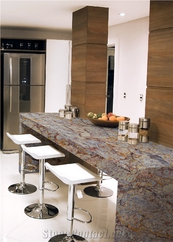 Typhoon Bordeaux Granite Kitchen Bench Top, Bar Top