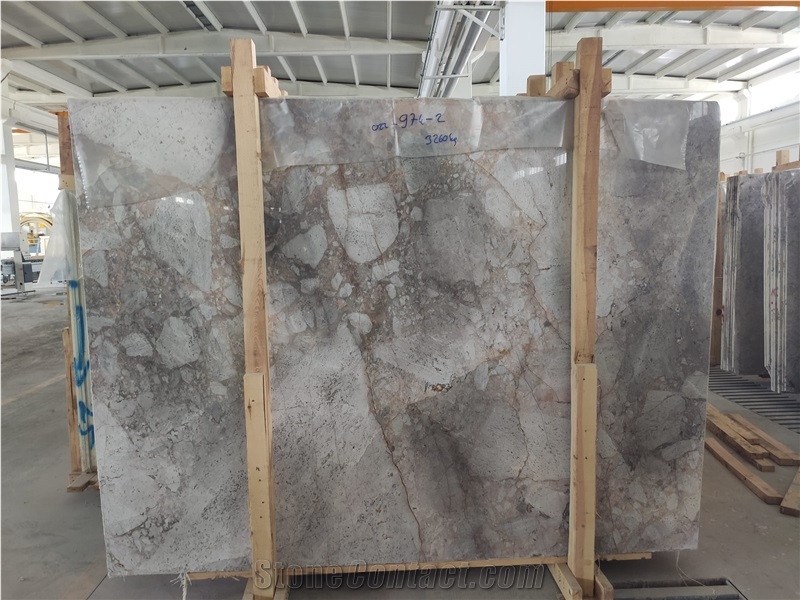 Spider Grey Marble Slabs