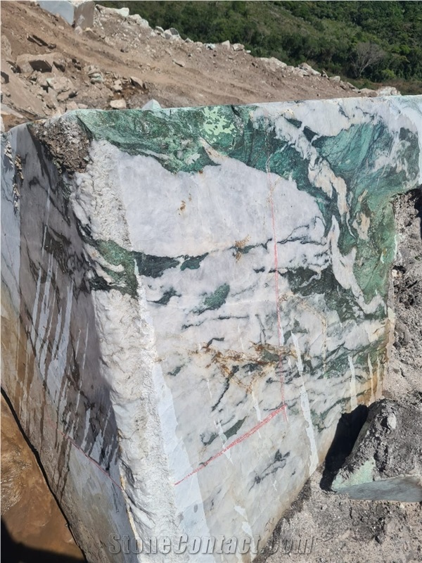 Amazon Green Exotic Quartzite Blocks, Quartzite Boulders