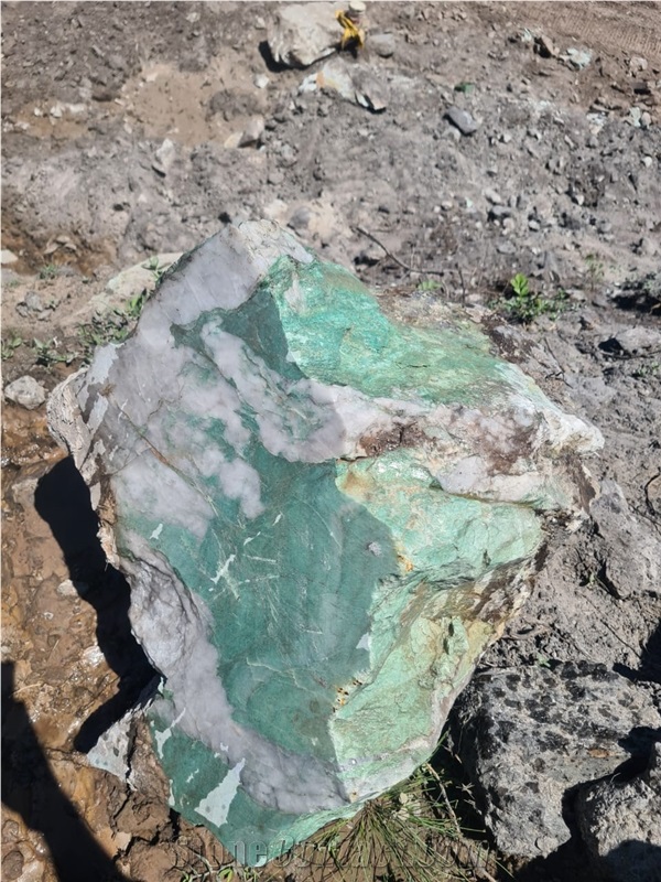 Amazon Green Exotic Quartzite Blocks, Quartzite Boulders