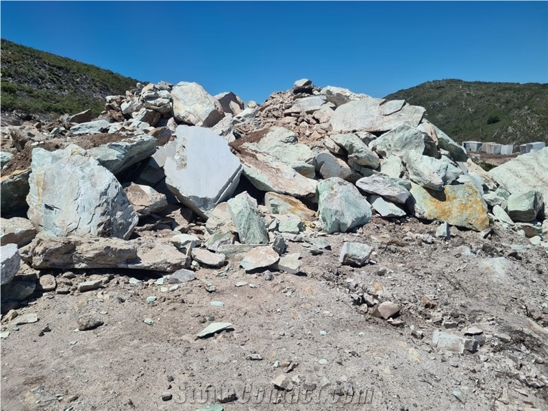 Amazon Green Exotic Quartzite Blocks, Quartzite Boulders