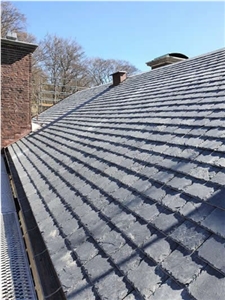 Grey Phyllite Jbernardos For Roofing, Stone Roof Tiles